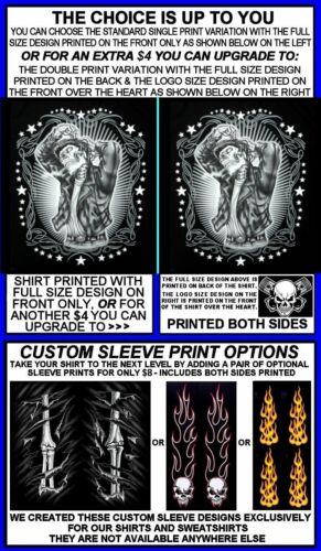 LOST IN 50's AMERICAN GREASER ELVIS ROCKABILLY GREASE GRAFFITI SKULL T-SHIRT 609 - Picture 2 of 12
