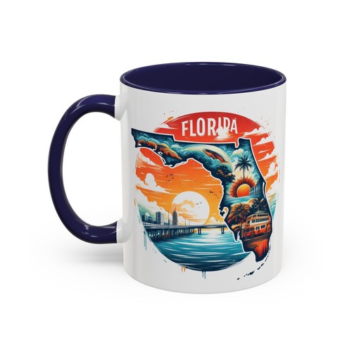 Taza de café Florida Map, taza de café de recuerdo, taza de cerámica de 11-15 oz, FL - Imagen 7 de 13