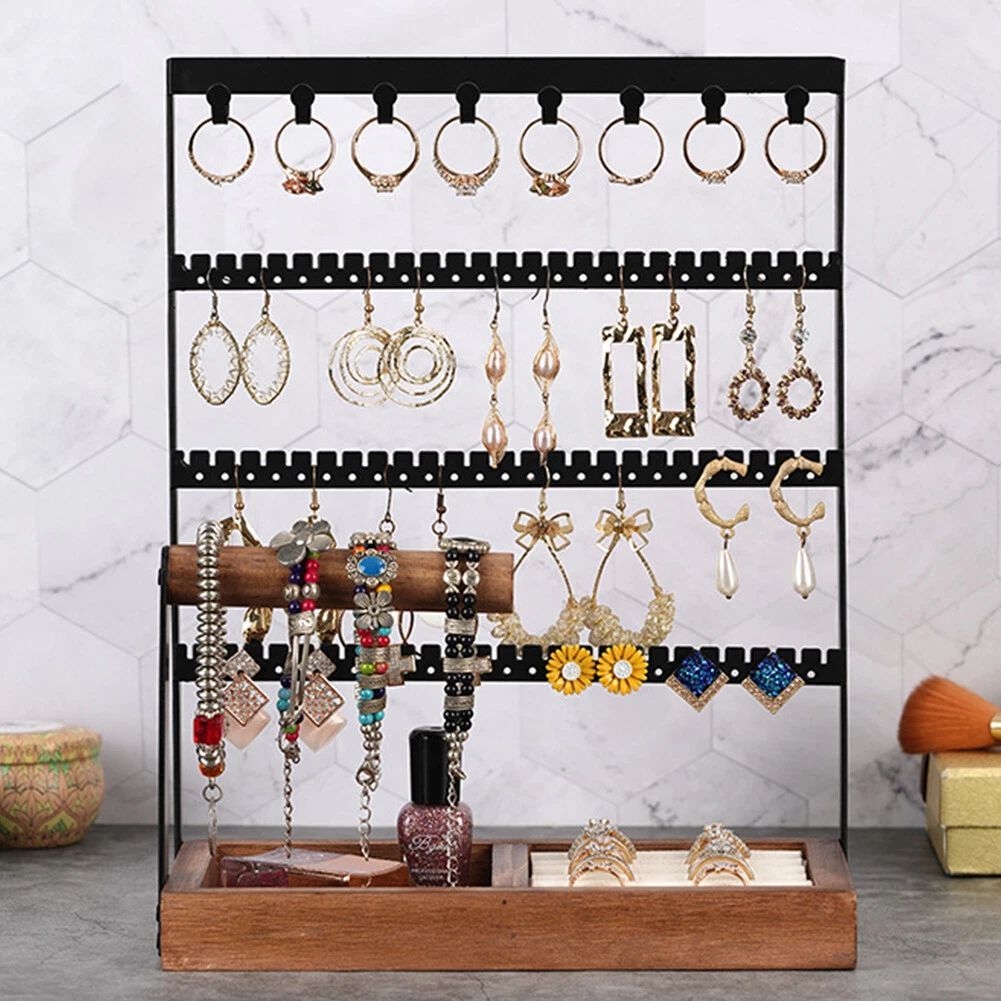 Earring and online jewelry holder