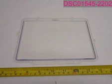 7-3/8" x 5" Clear Plastic Sign Cover Plate 163526 01126