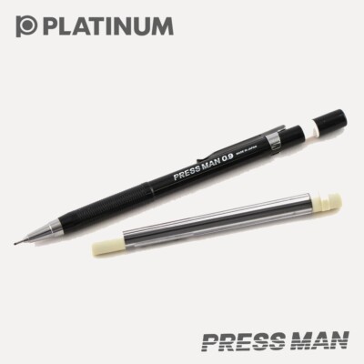 PLATINUM PRESSMAN Mechanical Pencil for Stenography 0.9mm Made in