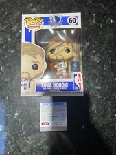 LUKA DONCIC 60 SIGNED FUNKO POP VINYL  DALLAS MAVERICKS NBA BASKETBALL Psa Cert