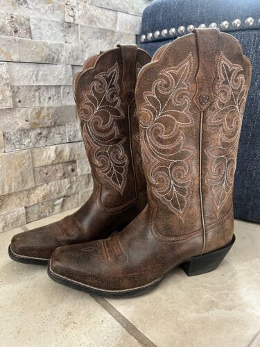 ariat cowboy boots women size 7