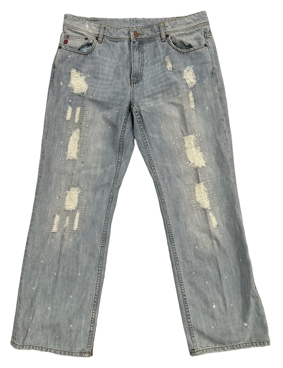 デニム　7月分 Vintage Seven 7 Jeans Distressed Premium Denim Womens Sz 18 Mid
