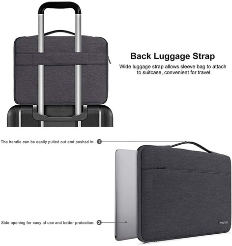 Laptop Bag for MacBook Air Pro 13 14 15 16 inch M1 M2 HP Dell Notebook Sleeve - Picture 178 of 226