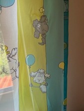 Vorhang Kinderzimmer Schaf Tiere Seitenschal Vorhangschals Store Gardine grün