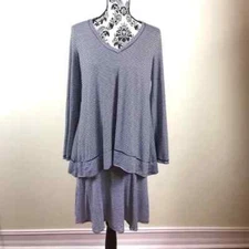 Max Studio Women’s Set: Long Sleeve Shirt + Skirt ALSU00196