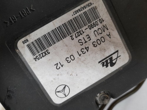 Mercedes W208 CLK   ABS Steuergerät A0034310312  Hydraulikblock 10020401634 - Bild 2 von 2