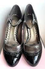 Juicy Couture brogue Mary Jane pumps, Size 6,...