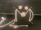 AVON 2014 Pretty Pave Circle Necklace & Earring Gift Set, Silver Tone  — photo 1