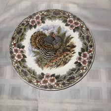 QUEEN’S Myott Factory Thanksgiving 10” TURKEY Dinner Plate