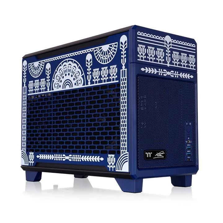 Thermaltake TR100 Koralie Edition Cobalt Blue Mini Tower Blu