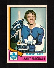 1974-75 LANNY McDONALD #168 ROOKIE OPC * Leafs HALL OF FAME Star KEY Hockey Card. rookie card picture