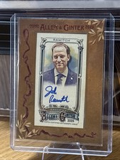 Topps Updates 2012 Allen & Ginter Baseball Autograph List 15