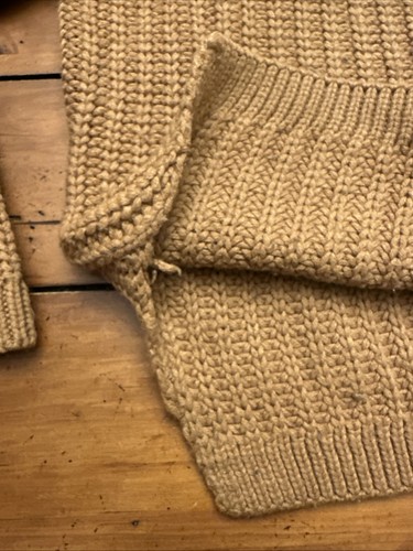 Hand-Made Brown Pull Over Sweater Good Condition No Stains Extra Small - Picture 5 of 20