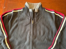 BRAND NEW Vintage EDDIE BAUER Sweater Mens Large Mock Black Red White Cotton