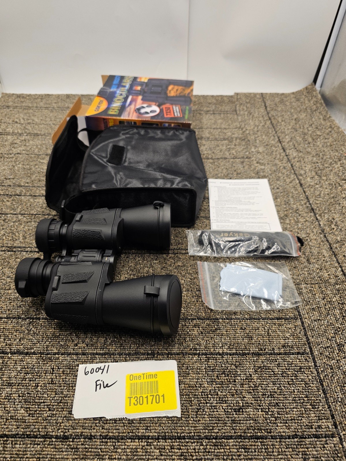 Gskyer 7x50 Binoculars Long Eye Relief 357FT/1000YDS FMC Prism Binocular Black