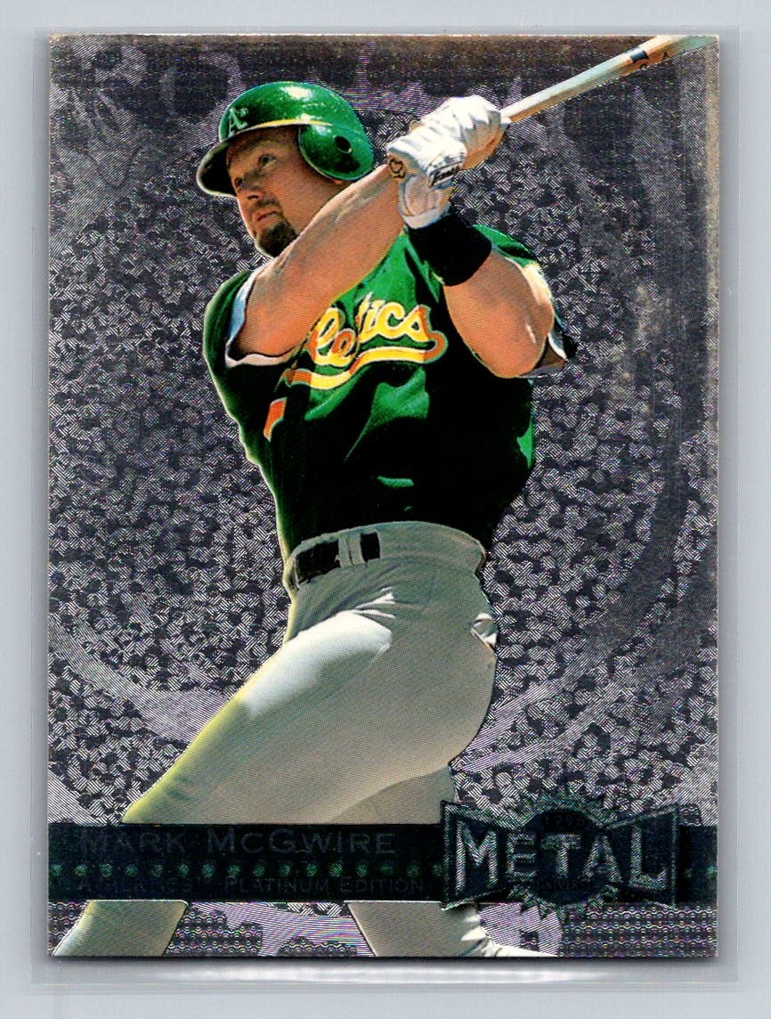 1996 Fleer Metal Universe Platinum Edition Mark McGwire #101