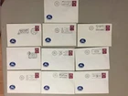 Ten Israel special covers with same OVERPRINT NUMERAL stamp,diff SLOGANS