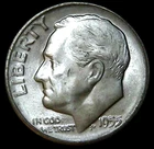 1955-S 10C Roosevelt Dime BU 90% Silver 26owt0302-3