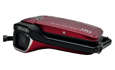 SANYO DMX-CA9 Xacti Waterproof Compact Digital Video Camera Camcorder Red