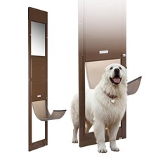 VEVOR Dog Door for Sliding Glass Door Pet Door 75 7/8 to 80 11/16 in Height XL