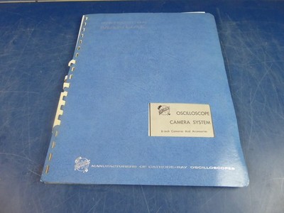 TEKTRONIX  ''  OSCILLOSCOPE CAMERA SYSTEM  ''  INSTRUCTION MANUAL.