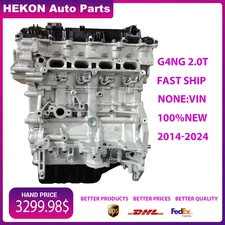 G4NG 2.0T Long Block Engine Assembly For 2014-2024 Hyundai Sonata Kia Optima