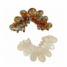 2PCS Hair Claw Flower hair clip Large Flower Hair Claw Clips for Thick Hair, ...