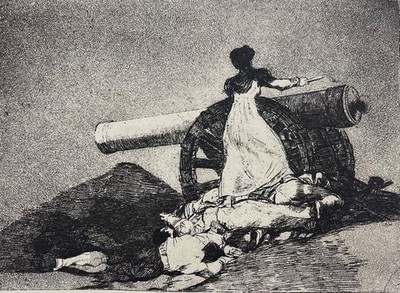 Francisco Goya 1746-1828 Die Desaster Des Krieges Photogravur Ca. 1930 Spanien