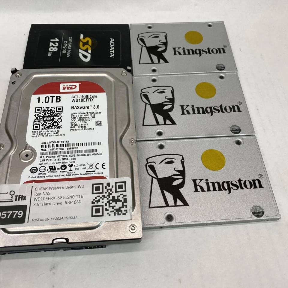 High-Performance Storage Bundle Western Digital Kingston ADATA SSDs - Image 4 of 4