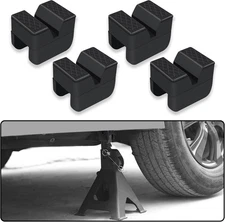 2 Ton Car Jack Stand Pads,Slotted Rubber Pinch Weld Adapter for 4PCS 