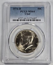 MS 64 Graded 1976 Kennedy US Half Dollars (1964-Now) for
