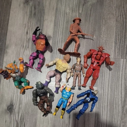 Vintage Random Mixed Lot of Action Figures & Monsters