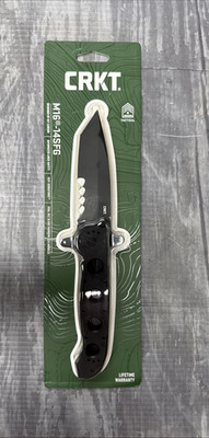CRKT M16-14SFG Folding Knife with Liner Lock 1.4116 Veff Serrations Blade