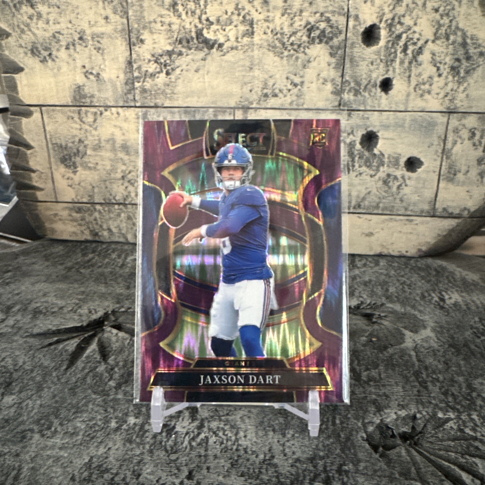 2025 Panini Select - Concourse Jaxson Dart #93 Purple Shock Prizm /699 (RC)