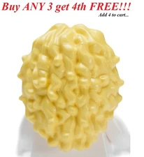 ☀️NEW LEGO Minifig Minifigure Girl Female Women Long Curly Curls Perm Blonde