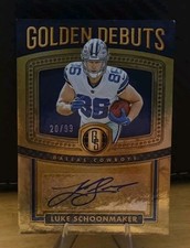 2023 Panini Gold Standard - Golden Debuts Autographs Luke Schoonmaker #GD-15 /99