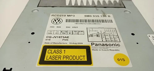 5M0035156B Sistema Audio/Radio Cd para VOLKSWAGEN POLO V (6R1) Advance 2 122679 - Imagen 6 de 6