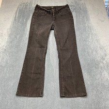 Riders by Lee Jeans Womens 8P Black Denim Cotton Slender Stretch Bootcut Leg