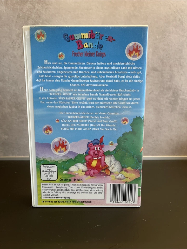 VHS-Kassette: Disneys Gummibären-Band Frecher kleiner Knirps - Bild 3 von 3