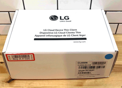 LG CL600N-6N Cloud Thin Client Computer Intel J4105 Quad-core 1.50GHz 4GbRam NIB