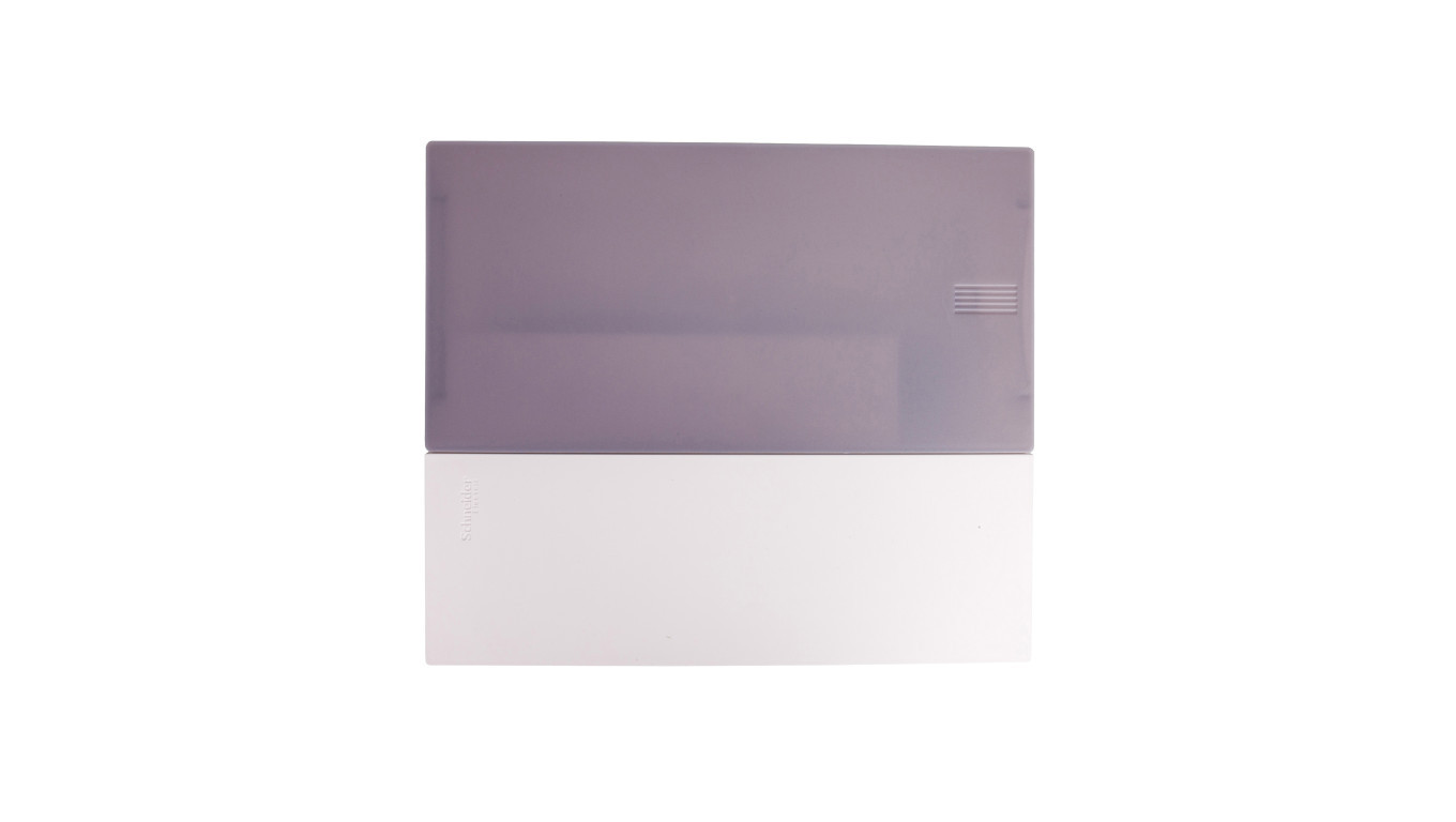 Modular switchboard 1x12, flush-mounted, IP40, transparent door, Mini Pra /T2UK