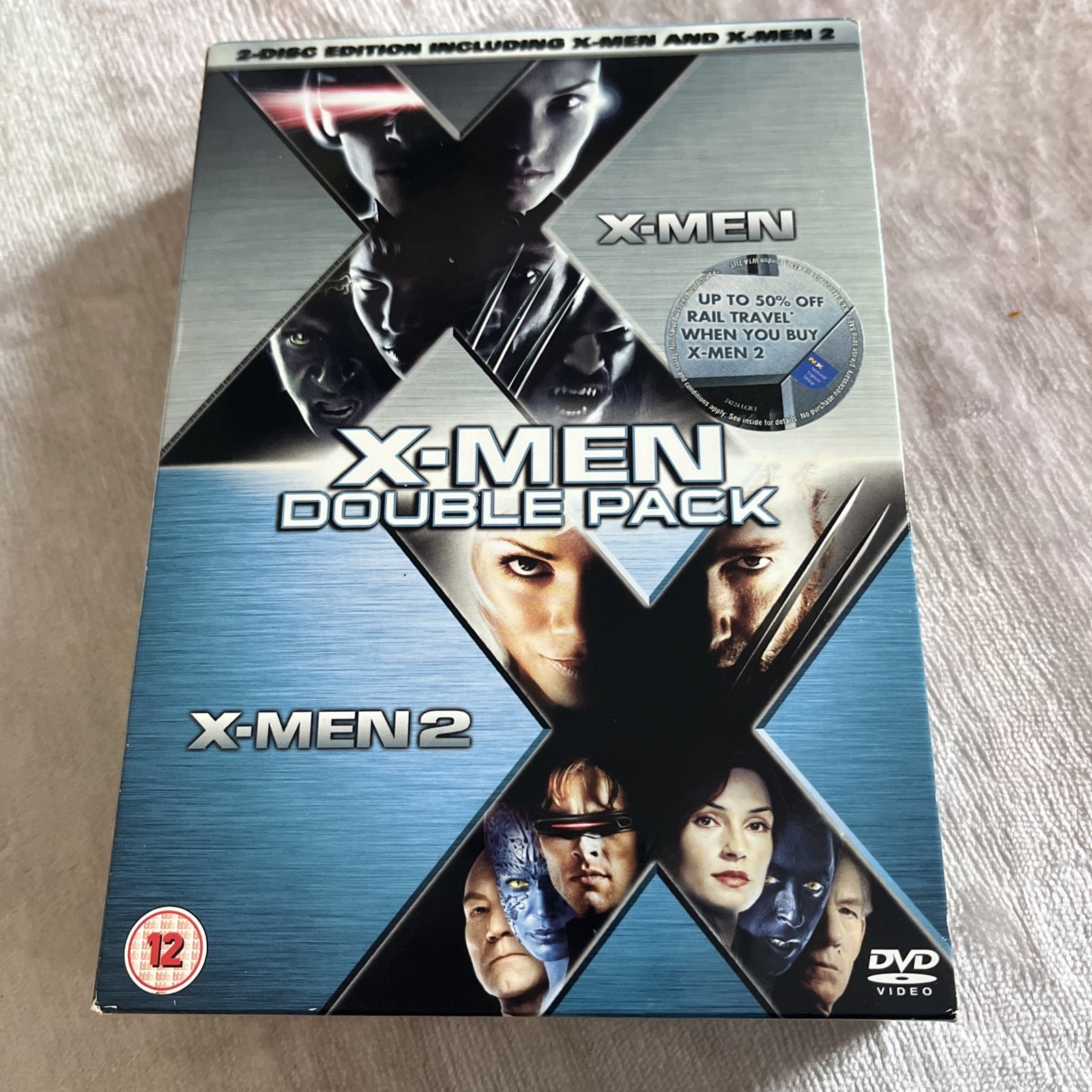 X-Men/X-Men 2 (DVD, 2005)