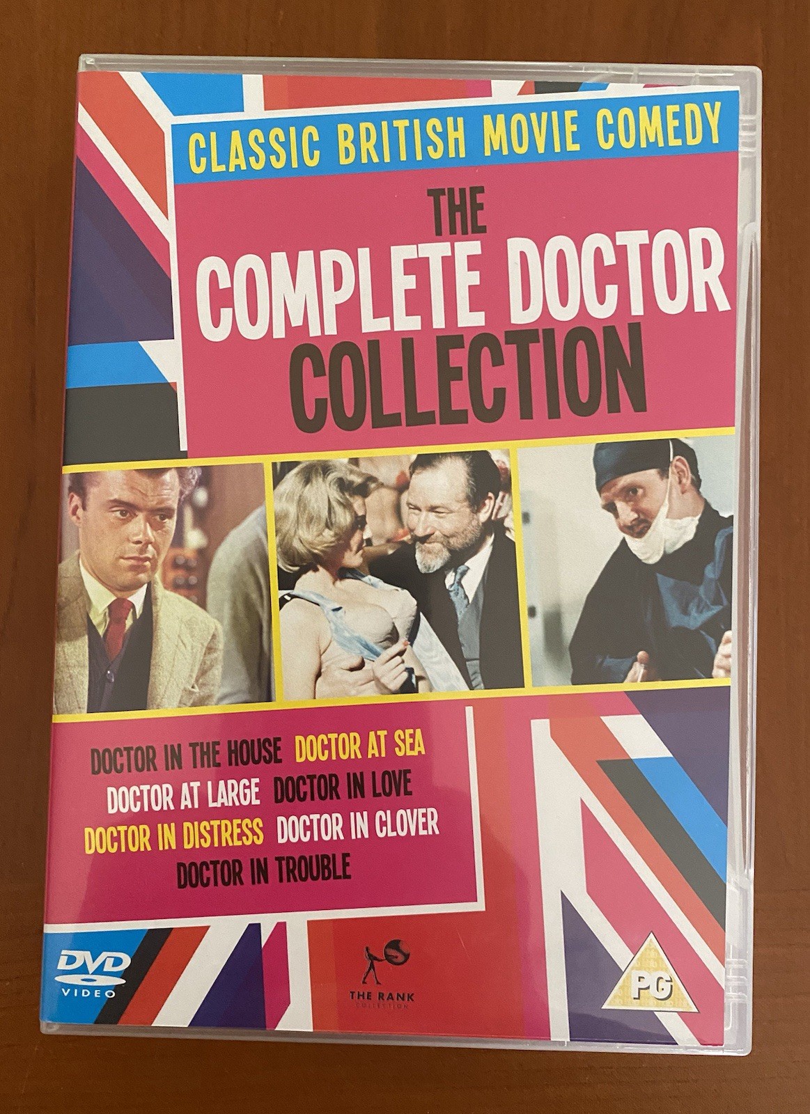 The Complete Doctor Collection, seven classic British comedies, DVD set,Like New