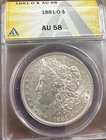 1881- O Morgan Silver Dollar AU58 ANACS