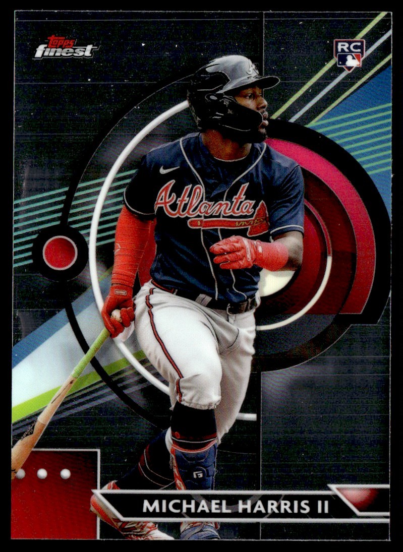 MICHAEL HARRIS II 2023 TOPPS FINEST RC ATLANTA BRAVES #34