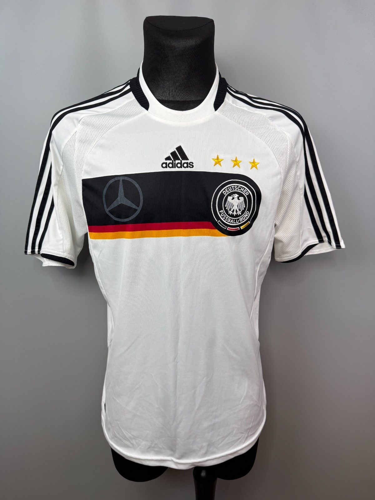GERMANY 2008 2009 HOME SHIRT FOOTBALL SOCCER JERSEY ADIDAS VINTAGE MENS SIZE M