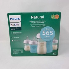 Philips Avent Natural Newborn Glass Gift Set 7 Piece Baby Bottle