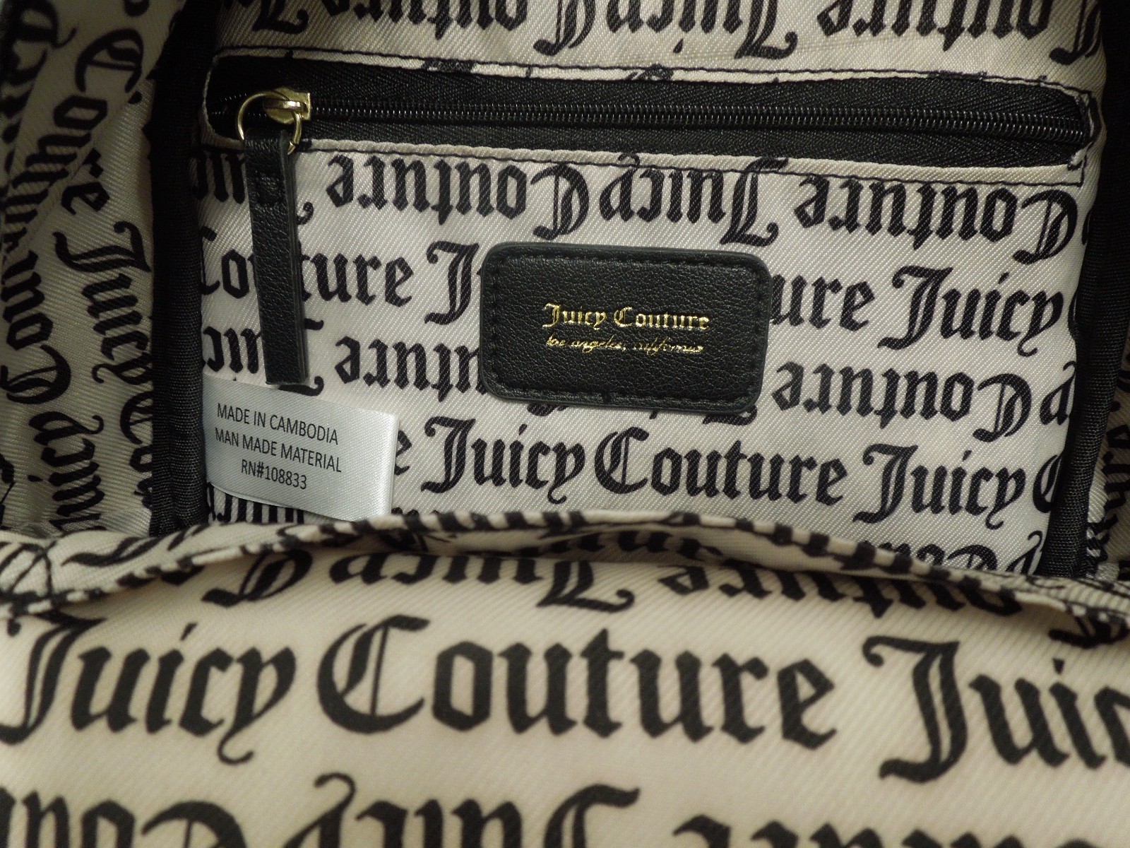 Juicy Couture Mini Backpack Multi Compartments Ad… - image 13